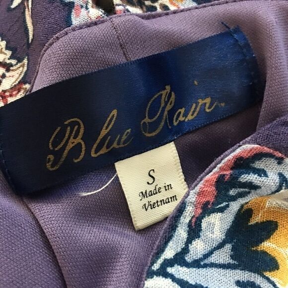 Blue Rain Sleeveless Shift Dress Size Small - Picture 5 of 6